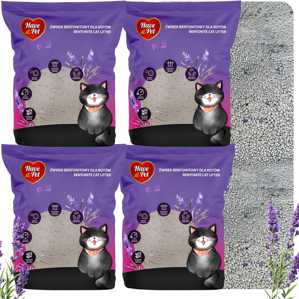 Żwirek Bentonitowy Lawendowy Have a Pet 5l